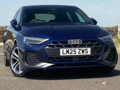 Used Audi A3 S-Line 2025 Navarra blue Hatchback