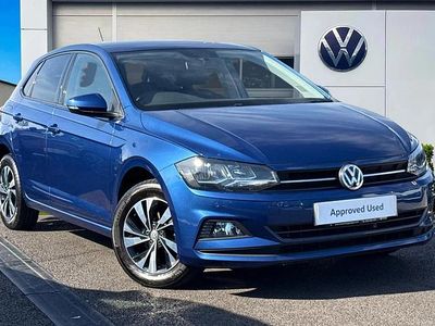 Used VW Polo Match 95 HP (69 kW) 2021 Blue Hatchback