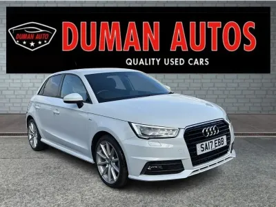 Begagnad Audi A1 Sportback S-Line 125 HK (91 kW) 2017 Vit Halvkombi