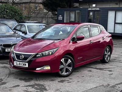 Used Nissan Leaf N-Connecta 110 kW (150 HP) 2018 Red Hatchback