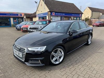 Used Audi A4 S-Line 190 HP (139 kW) 2017 Black Sedan
