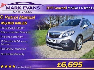Used Vauxhall Mokka 140 HP (102 kW) 2015 Silver SUV