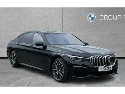 Used BMW 740L M Sport 340 HP (250 kW) 2021 Black Sedan