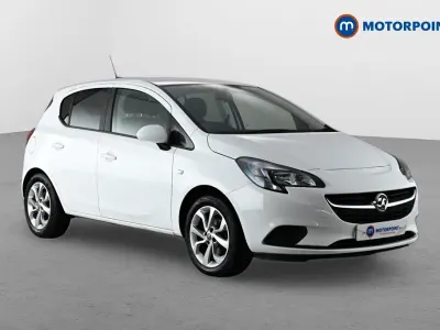 Used Vauxhall Corsa Sport 75 HP (55 kW) 2019 White Hatchback