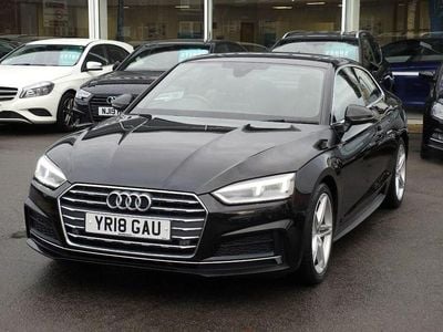 Black Used 2018 Audi A5 S-Line Coupe | £10,985 (A bit pricey)