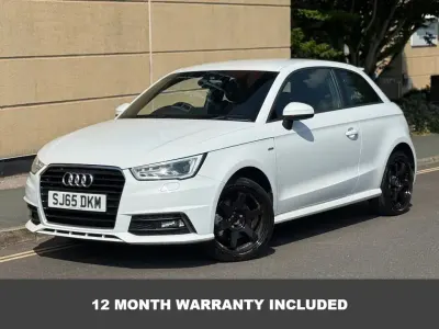 Used Audi A1 S-Line 125 HP (91 kW) 2015 White Hatchback