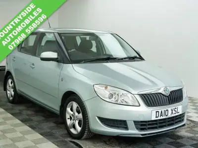Used Skoda Fabia SE 69 HP (50 kW) 2010 Green Hatchback