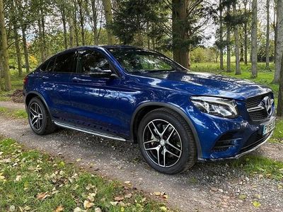 Blue Used 2016 Mercedes GLC250 AMG Line Premium Coupe | £18,500 (Fair price)