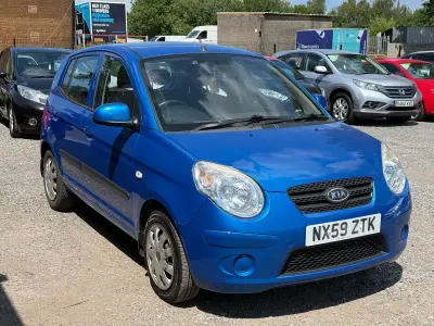 Used Kia Picanto 64 HP (47 kW) 2009 Blue Hatchback