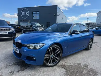 Begagnad BMW 330e M Sport 2018 Blå Sedan