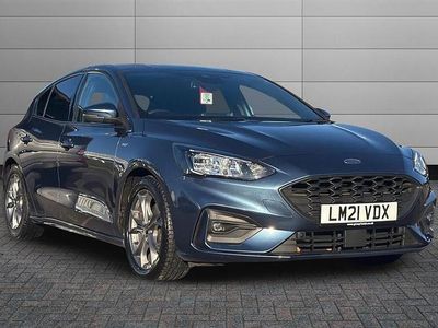 Blue Used 2021 Ford Focus ST-Line Hatchback | £14,995 (Fair price)