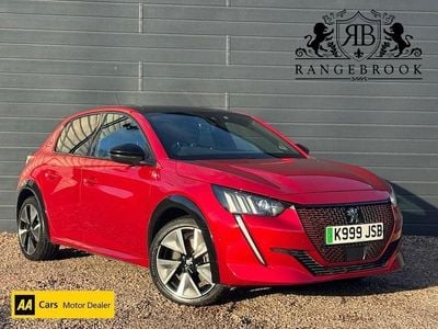 Used Peugeot e-208 Premium 100 kW (136 HP) 2021 Red Hatchback