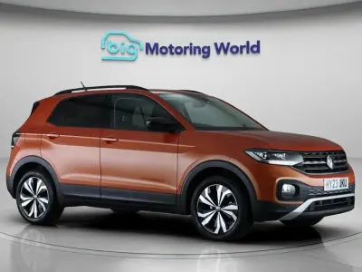Used VW T-Cross Black Edition 110 HP (80 kW) 2023 Orange SUV