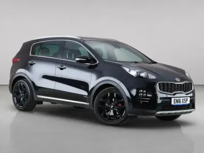 Used Kia Sportage GT-Line 177 HP (130 kW) 2016 Black SUV