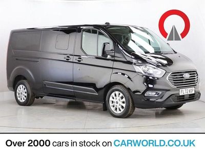 Black Used 2022 Ford Tourneo Custom Zetec Van | £27,990 (Expensive)