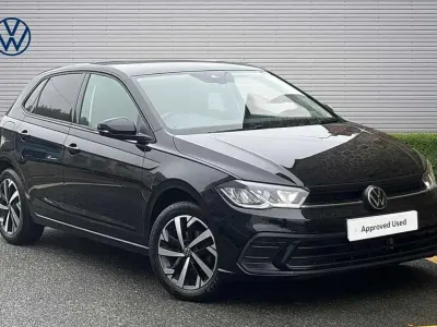 Used VW Polo Match 95 HP (69 kW) 2024 Black Hatchback