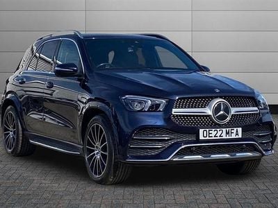 Used Mercedes GLE350 AMG Line Premium 320 HP (235 kW) 2022 Blue Estate