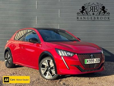 Used Peugeot e-208 Premium 100 kW (136 HP) 2021 Red Hatchback
