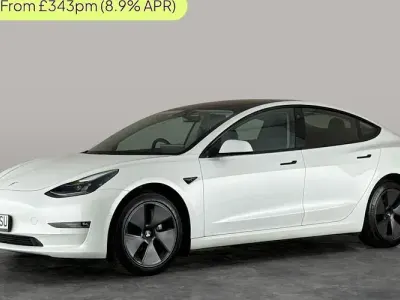 Used Tesla Model 3 Long Range AWD 366 kW (498 HP) 2022 White Sedan