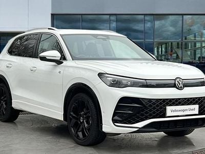 Pure white New 2025 VW Tiguan R-line SUV | £37,999