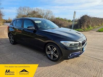 Used BMW 116 Sport Line 2016 Black Hatchback