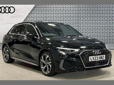 Used Audi A3 S-Line 147 HP (108 kW) 2023 Black Sedan