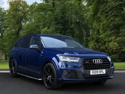 Used Audi Q7 Advanced 272 HP (200 kW) 2019 Blue SUV