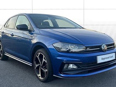 Used VW Polo R-line 110 HP (80 kW) 2021 Blue Hatchback