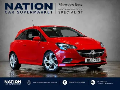 Used Vauxhall Corsa SRi 100 HP (73 kW) 2015 Red Hatchback
