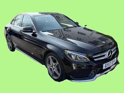 Used Mercedes C220 AMG line 170 HP (125 kW) 2017 Black Sedan