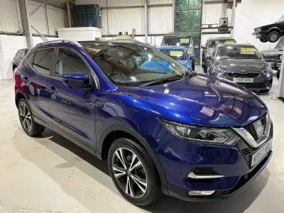 Used Nissan Qashqai N-Connecta 110 HP (80 kW) 2017 Blue SUV