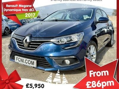 Blue Used 2017 Renault Mégane IV Dynamique Hatchback | £5,950 (Good price)
