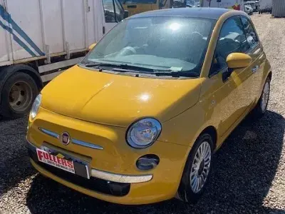 Used Fiat 500 Lounge 95 HP (69 kW) 2014 Yellow Hatchback