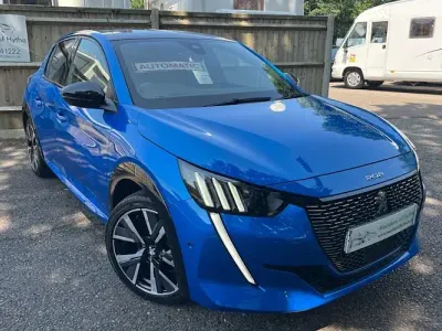 Used Peugeot 208 GT-line 131 HP (96 kW) 2022 Blue Hatchback