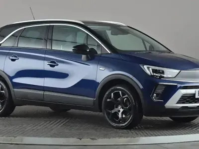 Used Vauxhall Crossland SRi 110 HP (80 kW) 2021 Blue SUV