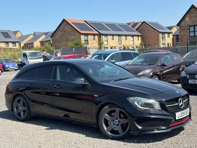 Used Mercedes CLA250e Shooting Brake AMG 2015 Black Estate