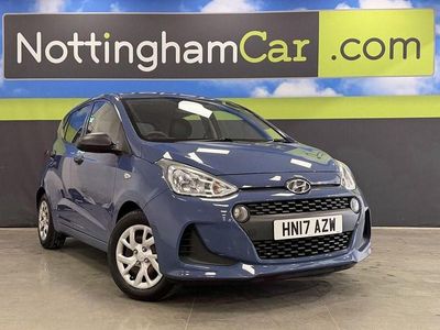 Used Hyundai i10 66 HP (48 kW) 2017 Blue Hatchback