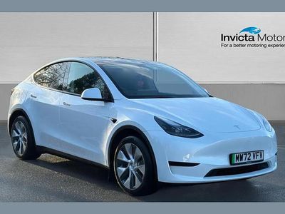 Solid white Used 2022 Tesla Model Y RWD SUV | £22,000 (Fair price)