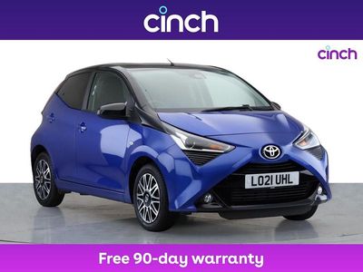 Blue Used 2021 Toyota Aygo X-clusiv Hatchback | £9,099 (Fair price)