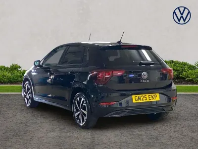 Used VW Polo Match 95 HP (69 kW) 2025 Black Hatchback