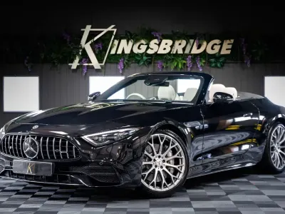 Used Mercedes SL43 AMG AMG 381 HP (280 kW) 2023 Black Cabriolet