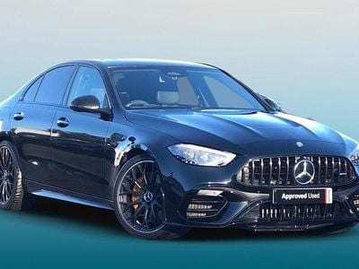 Obsidian black metallic Used 2025 Mercedes C63 AMG AMG Sedan | £72,995
