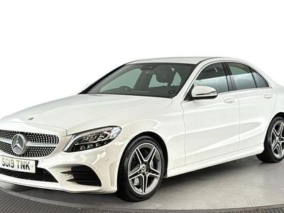 Used Mercedes C300 AMG line 245 HP (180 kW) 2019 White Sedan