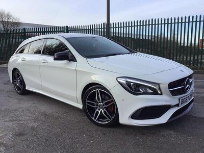 Used Mercedes CLA220 Shooting Brake AMG line 177 HP (130 kW) 2017 White Estate