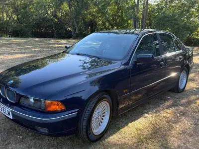 Used BMW 523 Comfort Edition 170 HP (125 kW) 1999 Blue Sedan