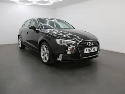 Used Audi A3 Sportback Sport 150 HP (110 kW) 2019 Black Hatchback
