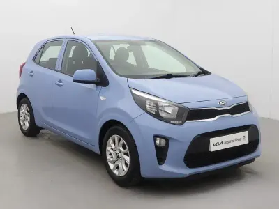 Used Kia Picanto 66 HP (48 kW) 2017 Blue Hatchback