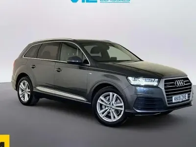Used Audi Q7 S-Line 272 HP (200 kW) 2018 Grey SUV