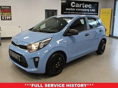 Blue Used 2018 Kia Picanto Hatchback | £6,789 (Fair price)