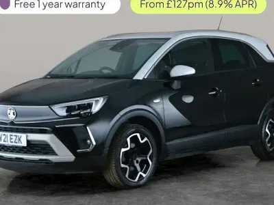 Used Vauxhall Crossland SRi 131 HP (96 kW) 2021 Black SUV